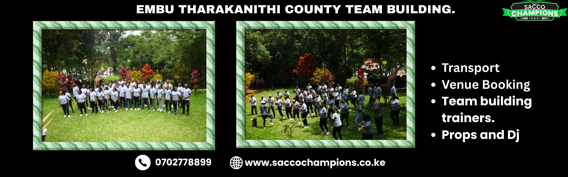 Embu tharakanithi team building.