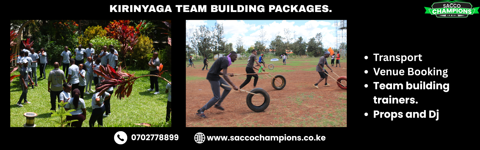 Kirinyaga Team Building Packages.