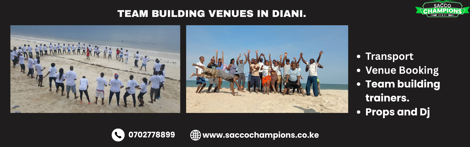 Team Building Venues.