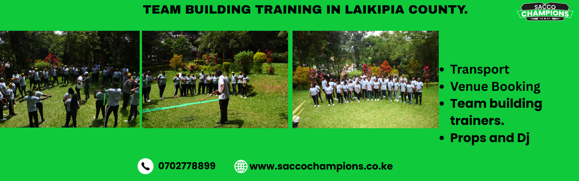 Laikipia Team Building Training.