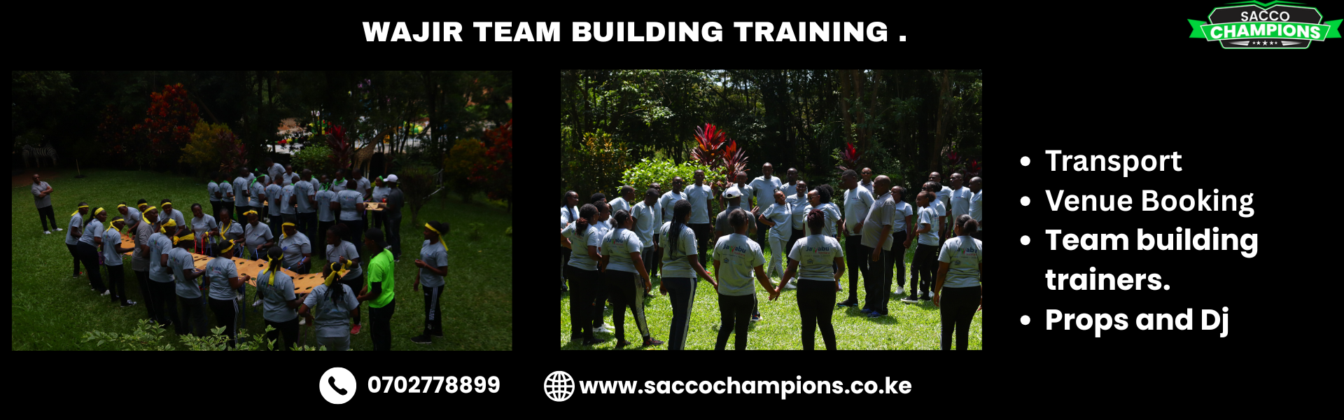 Wajir County Team Building.